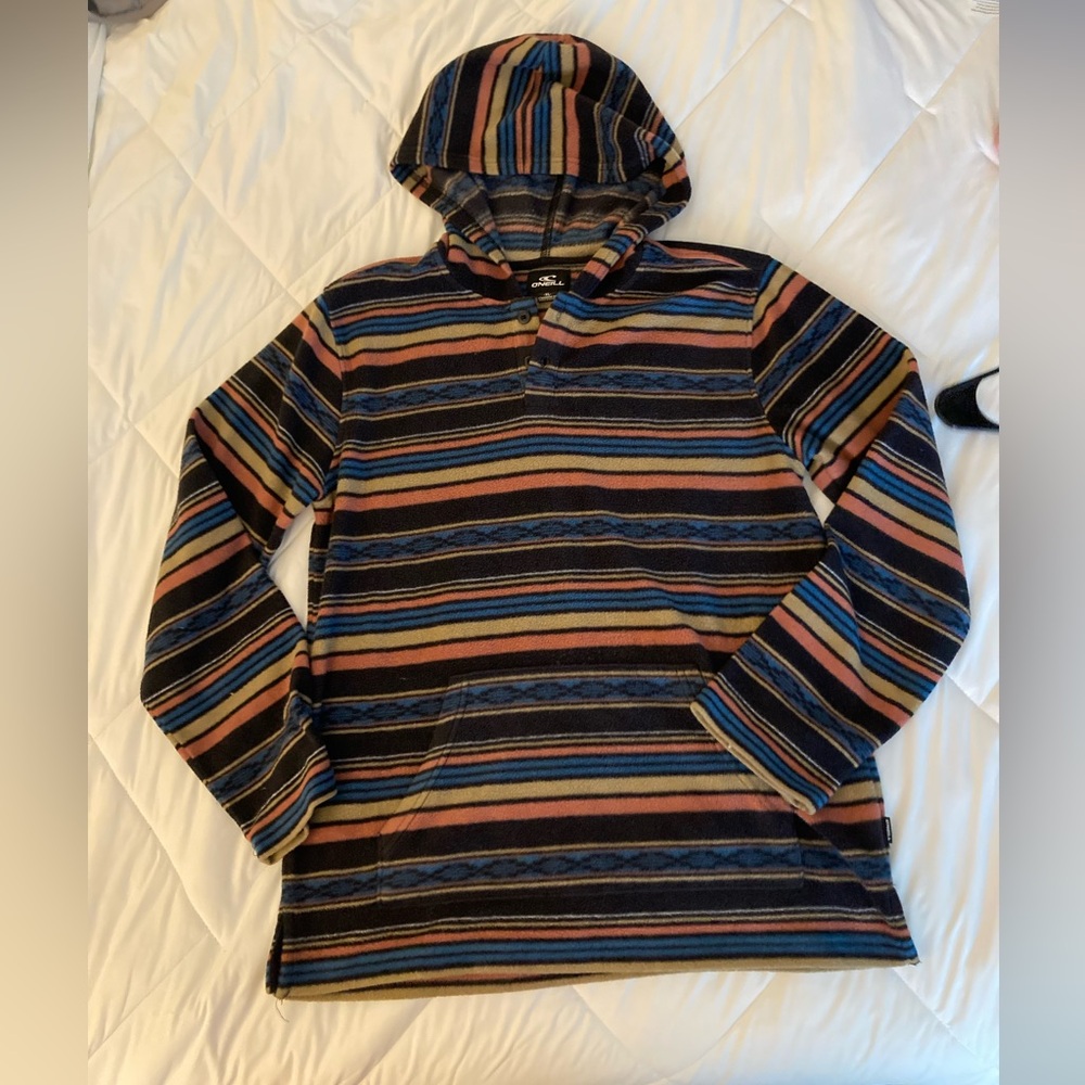 O’Neill Multicolored Striped Fleece XL